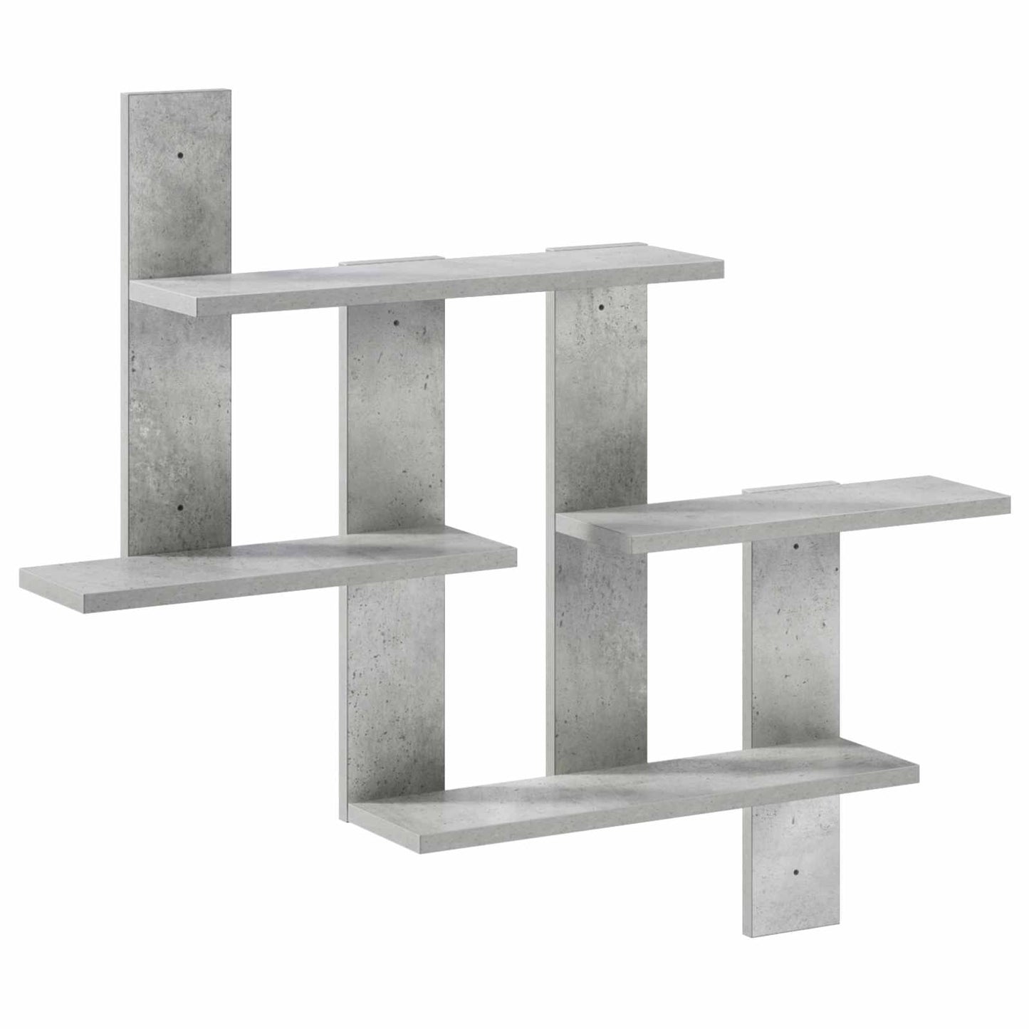 Wall Shelf Concrete Grey 85 x 13.5 x 73.5 cm Engineered Wood