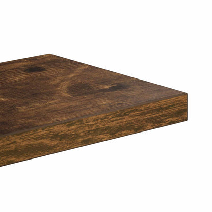 Wall Shelf Smoked Oak 85 x 13.5 x 73.5 cm Engineered Wood