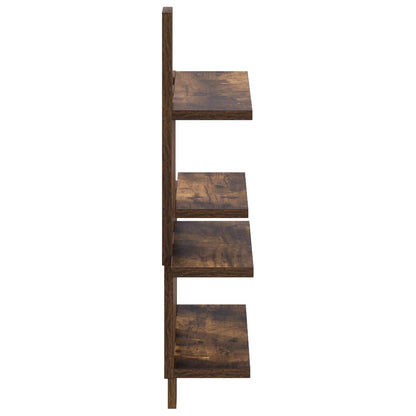 Wall Shelf Smoked Oak 85 x 13.5 x 73.5 cm Engineered Wood