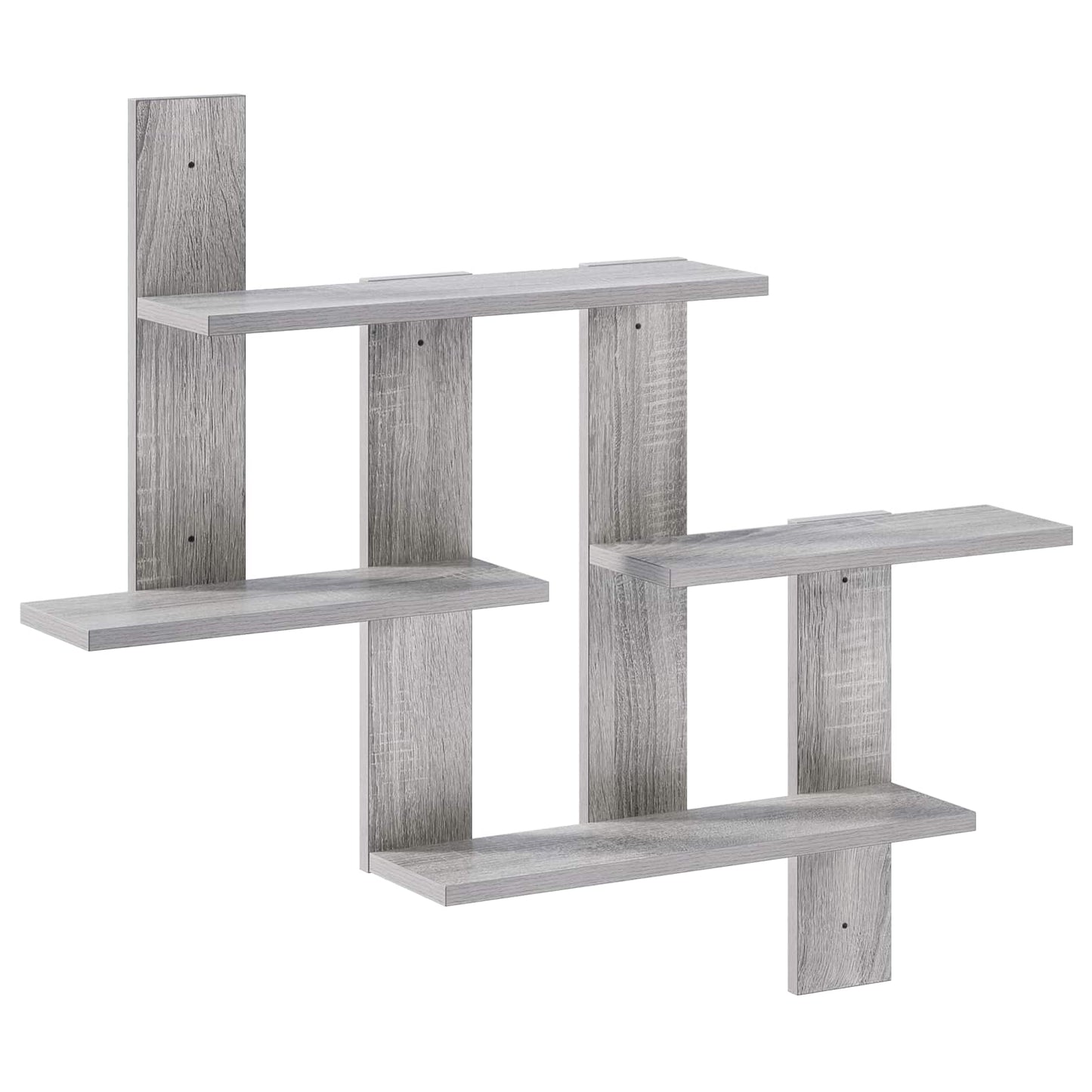 Wall Shelf Grey Sonoma 85 x 13.5 x 73.5 cm Engineered Wood