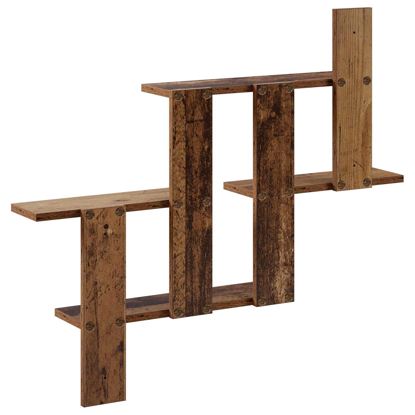 Wall Shelf Oak Wood 85 x 13.5 x 73.5 cm Engineered Wood