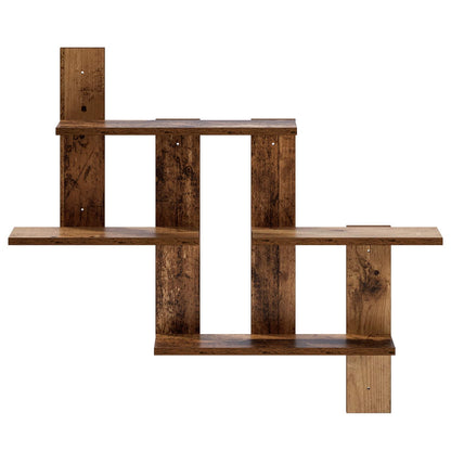 Wall Shelf Oak Wood 85 x 13.5 x 73.5 cm Engineered Wood