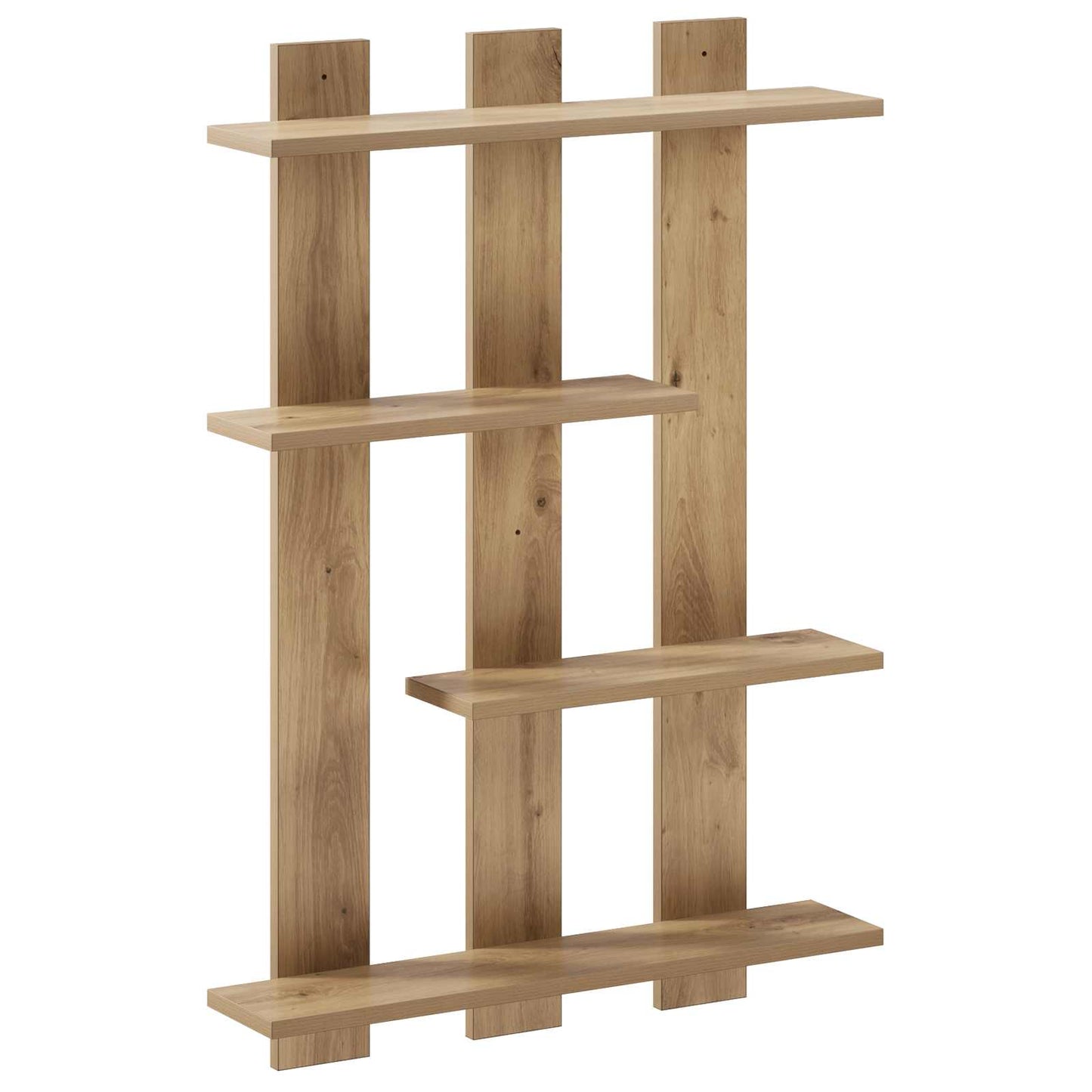 Wall Shelf Artisan Oak 61 x 13.5 x 88 cm Engineered Wood