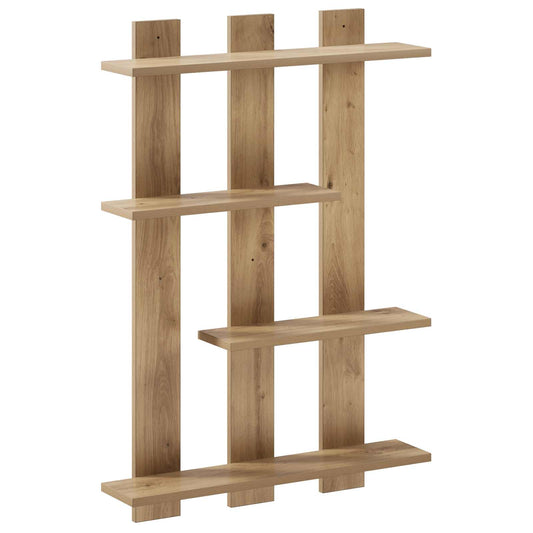 Wall Shelf Artisan Oak 61 x 13.5 x 88 cm Engineered Wood