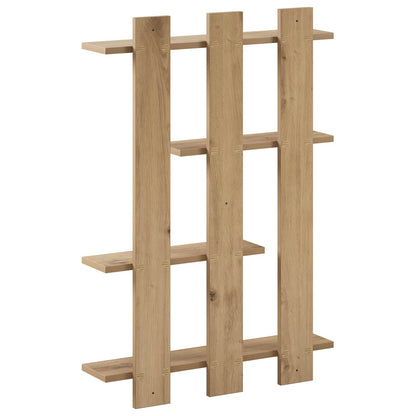 Wall Shelf Artisan Oak 61 x 13.5 x 88 cm Engineered Wood