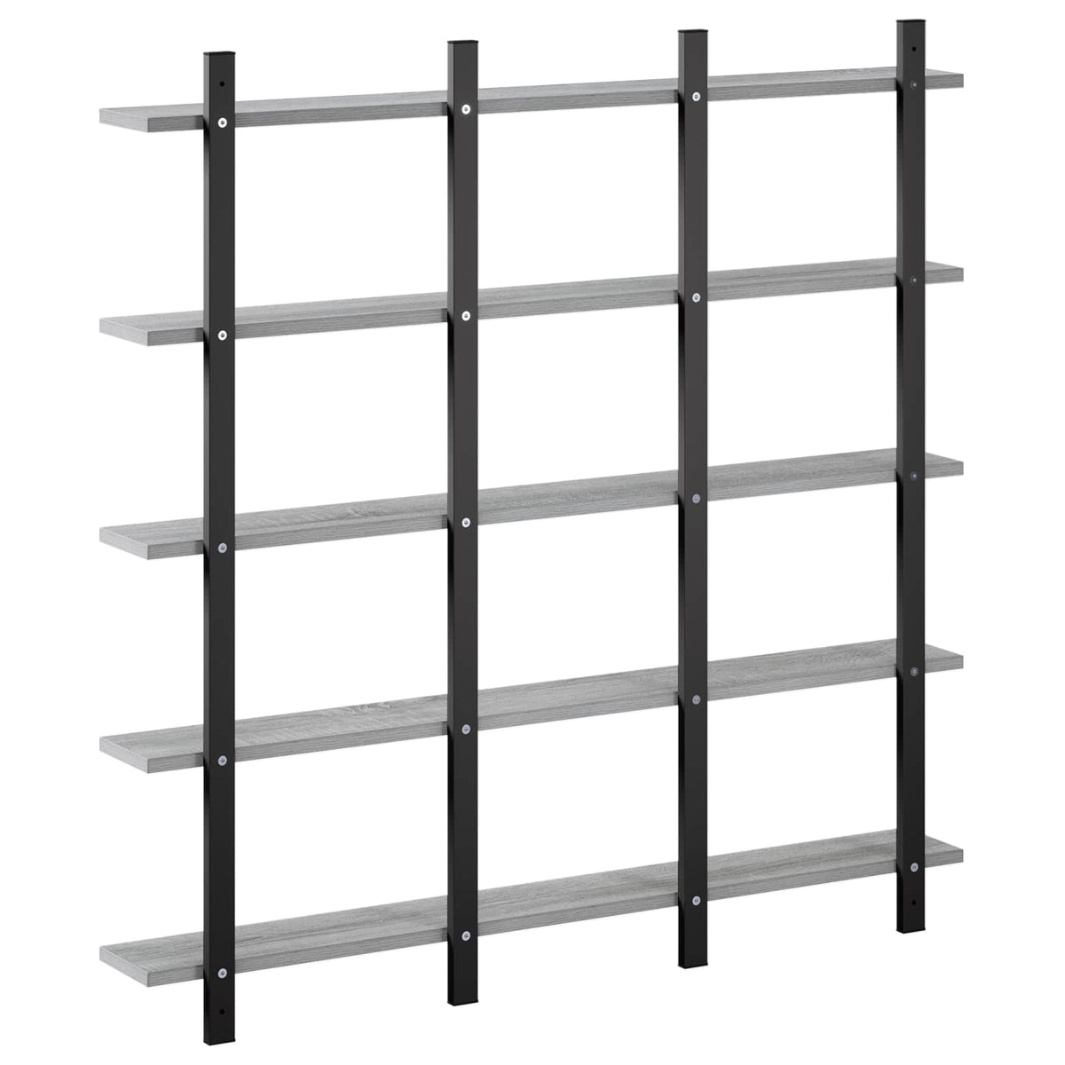 Wall Shelf Grey Sonoma 102 x 13.5 x 102 cm Engineered Wood