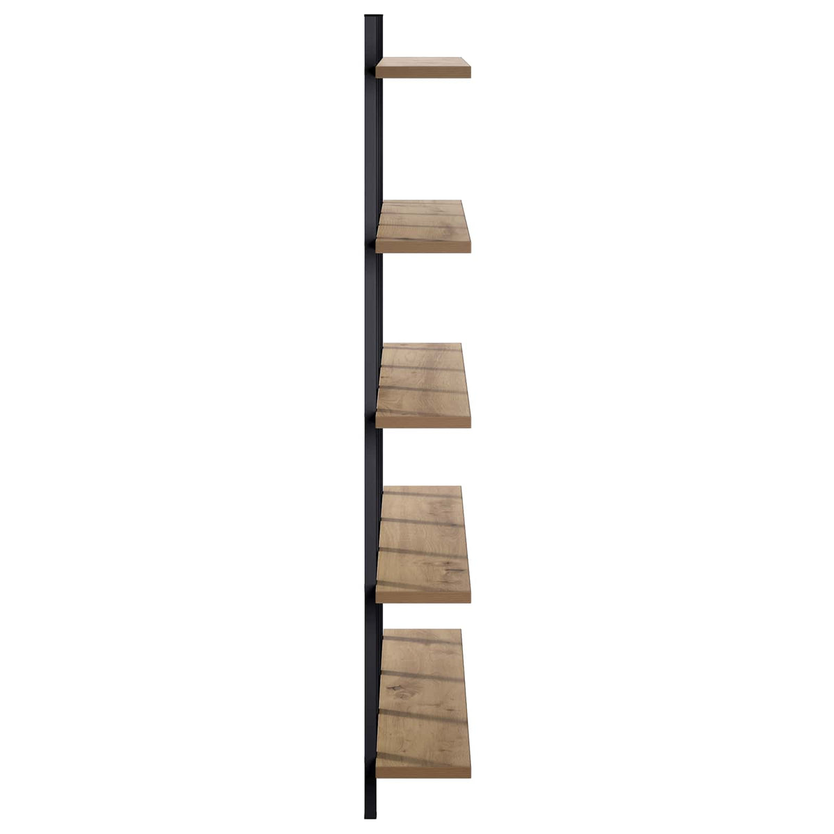 Wall Shelf Artisan Oak 102 x 13.5 x 102 cm Engineered Wood