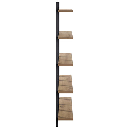 Wall Shelf Artisan Oak 102 x 13.5 x 102 cm Engineered Wood