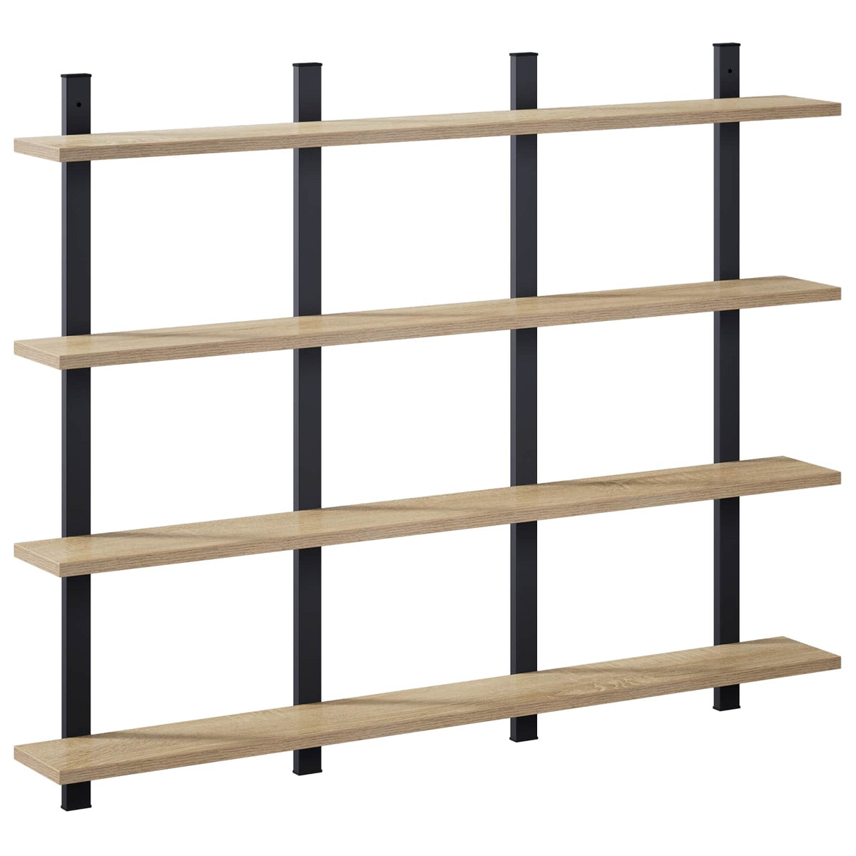 Wall Shelf Sonoma Oak 102 x 13.5 x 80 cm Engineered Wood