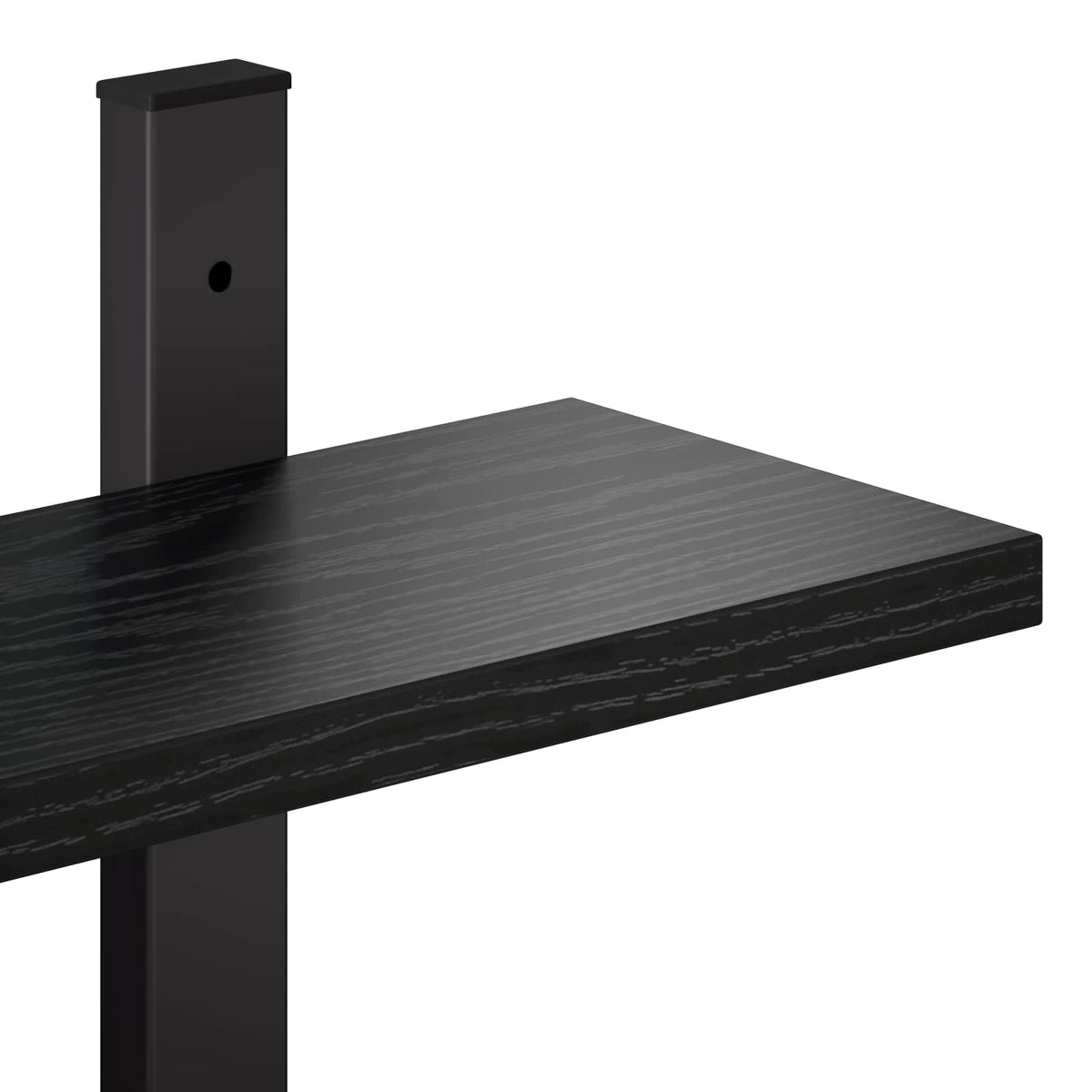 Wall Shelf Black Oak 102 x 13.5 x 58 cm Engineered Wood