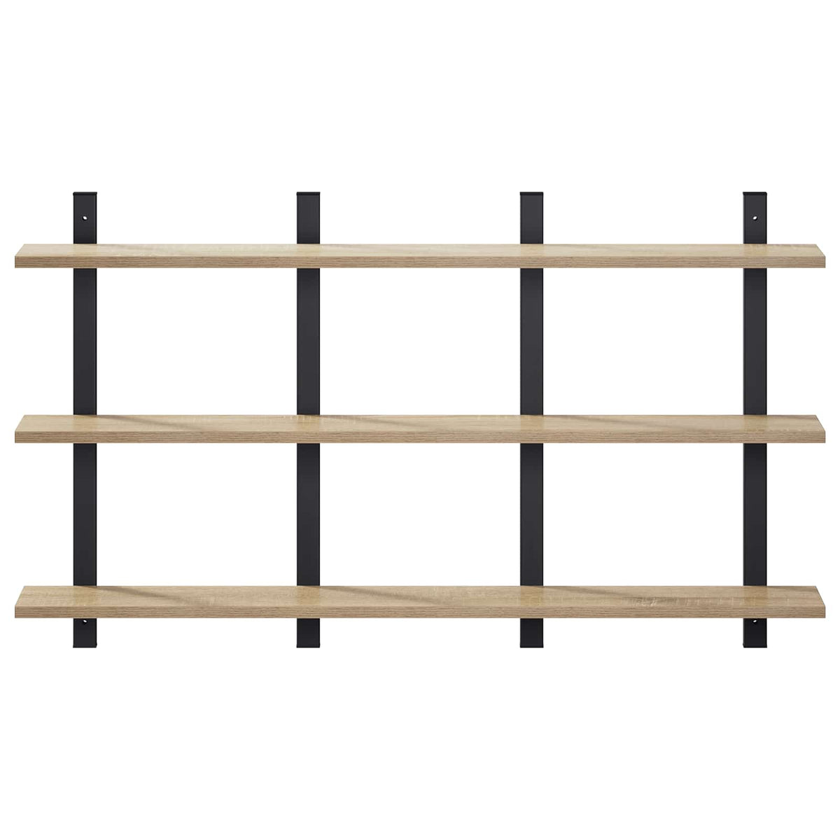 Wall Shelf Sonoma Oak 102 x 13.5 x 58 cm Engineered Wood
