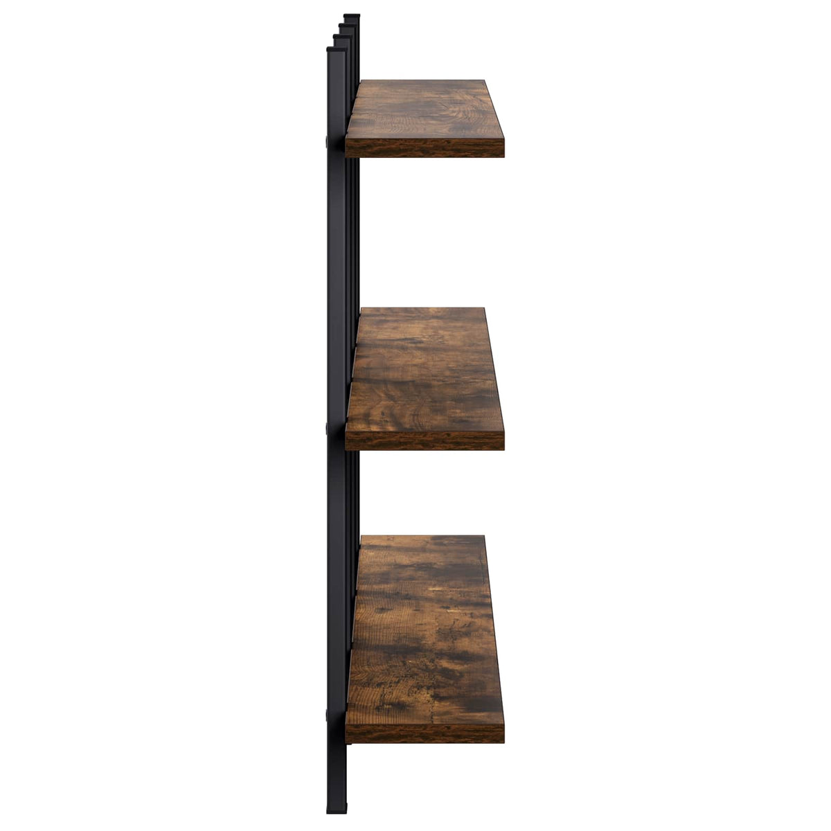 Wall Shelf Smoked Oak 102 x 13.5 x 58 cm Engineered Wood
