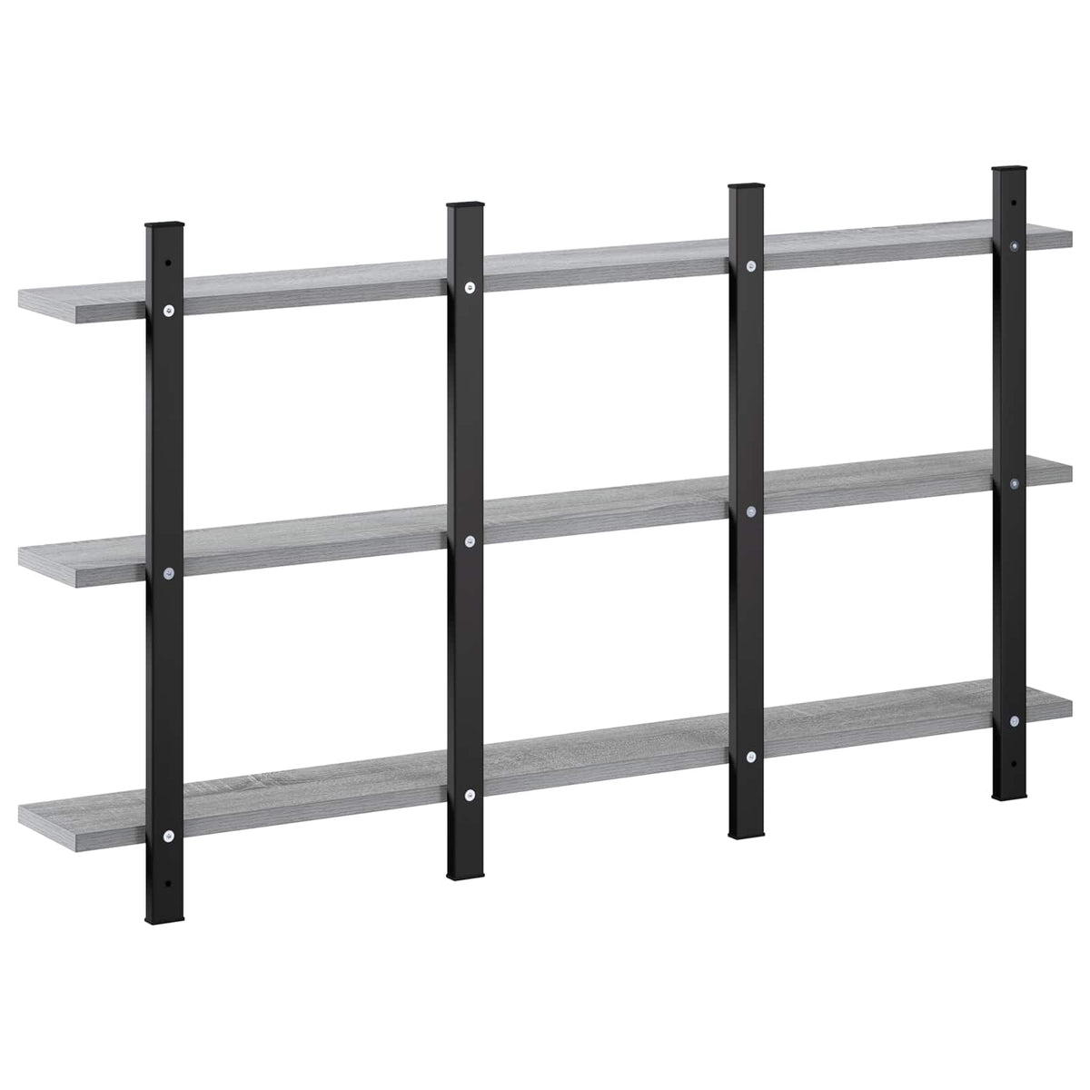 Wall Shelf Grey Sonoma 102 x 13.5 x 58 cm Engineered Wood