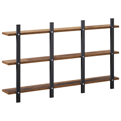 Wall Shelf Old Wood 102 x 13.5 x 58 cm Engineered Wood