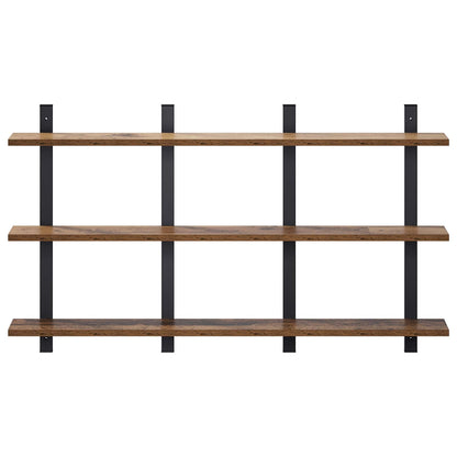 Wall Shelf Old Wood 102 x 13.5 x 58 cm Engineered Wood
