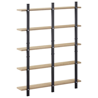Wall Shelf Sonoma Oak 79.5 x 13.5 x 102 cm Engineered Wood