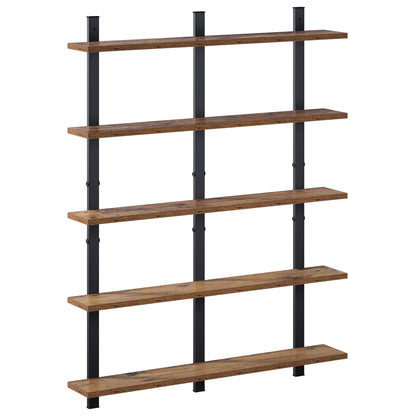 Wall Shelf Old Wood 79.5 x 13.5 x 102 cm Engineered Wood