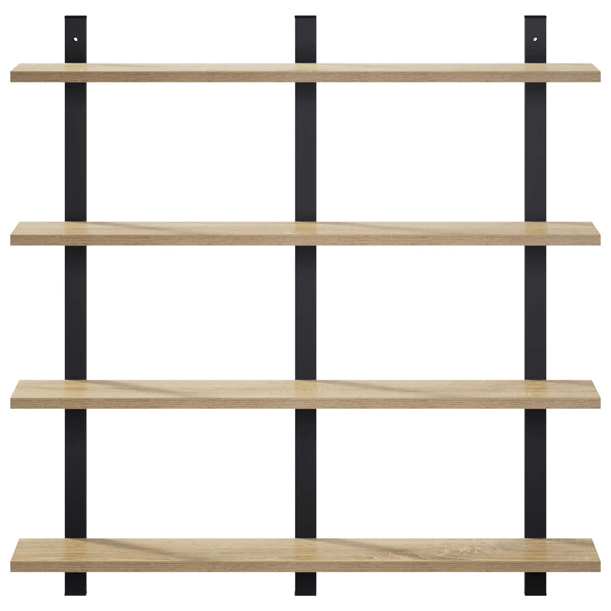Wall Shelf Sonoma Oak 79.5 x 13.5 x 80 cm Engineered Wood