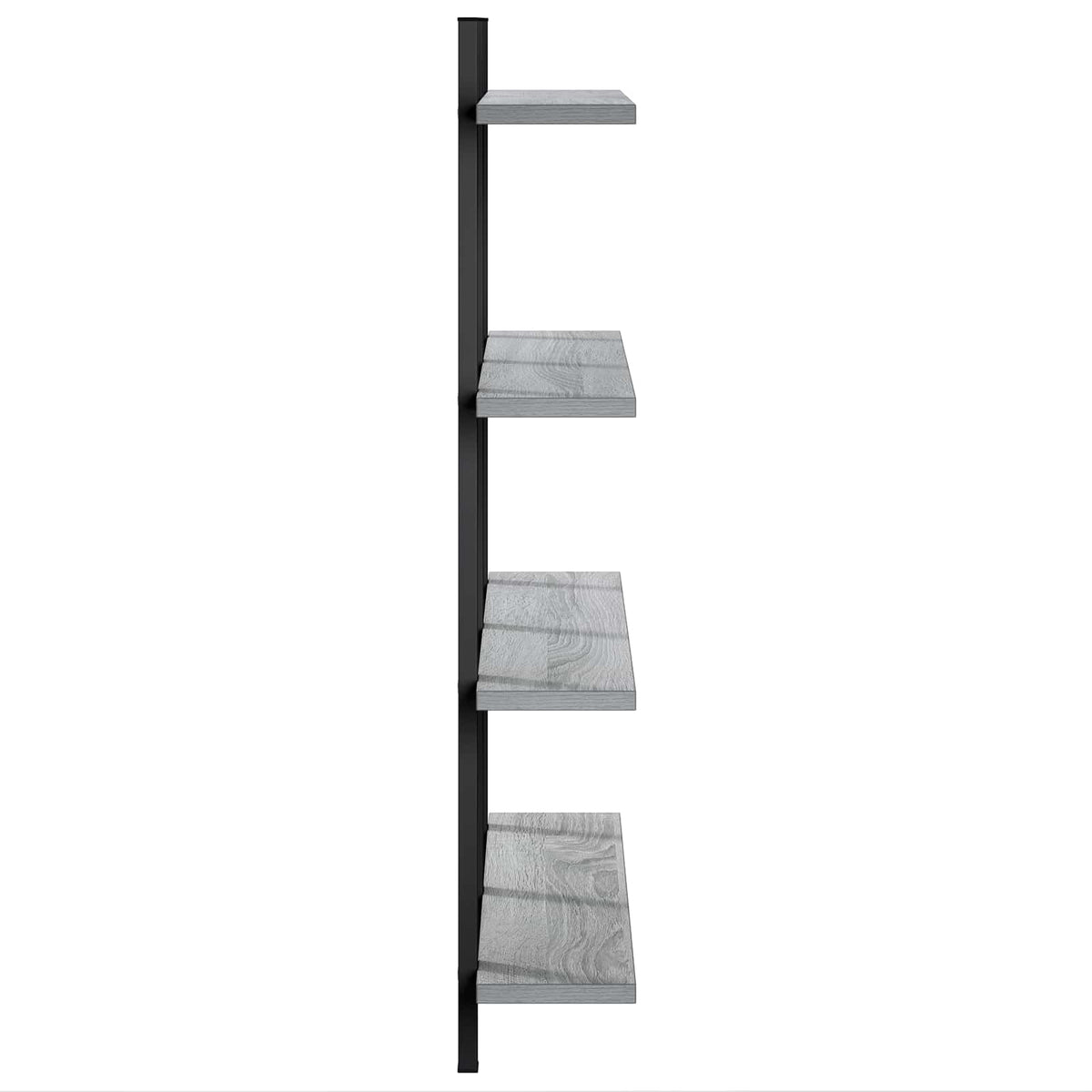 Wall Shelf Grey Sonoma 79.5 x 13.5 x 80 cm Engineered Wood