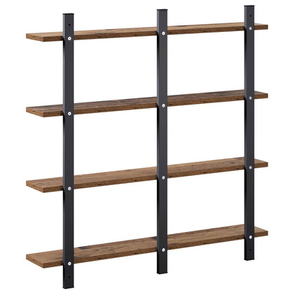 Wall Shelf Old Wood 79.5 x 13.5 x 80 cm Engineered Wood
