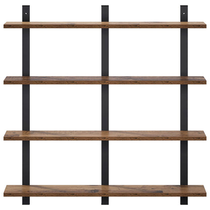 Wall Shelf Old Wood 79.5 x 13.5 x 80 cm Engineered Wood