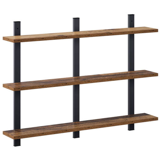 Wall Shelf Old Wood 79.5 x 13.5 x 58 cm Engineered Wood