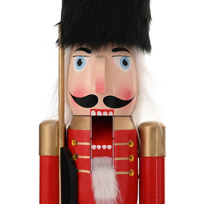 Christmas Nutcracker TURKU Red and Black 91 cm