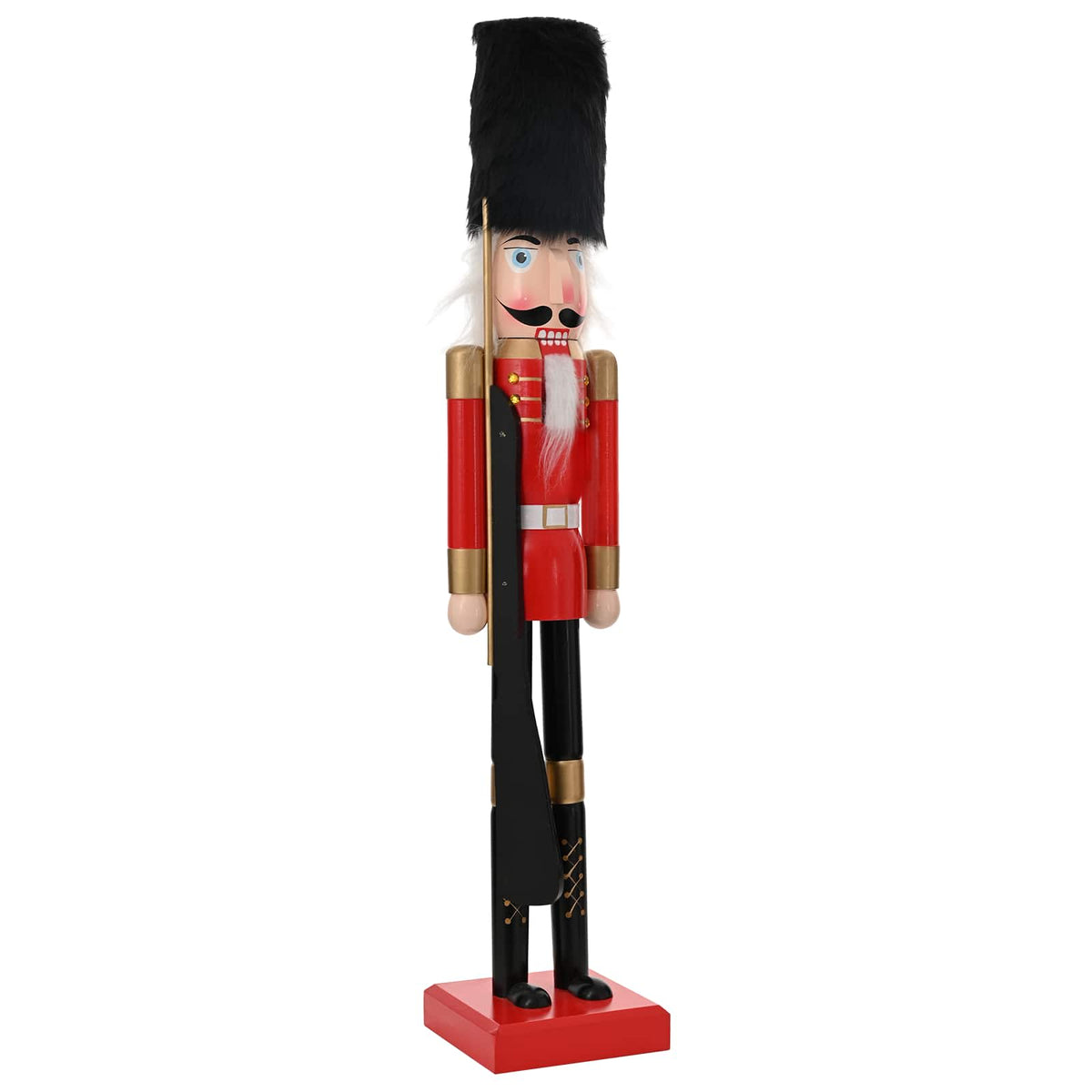 Christmas Nutcracker TURKU Red and Black 91 cm