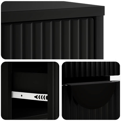 TV Cabinet VENRAY 101 x 36.5 x 40 cm Black