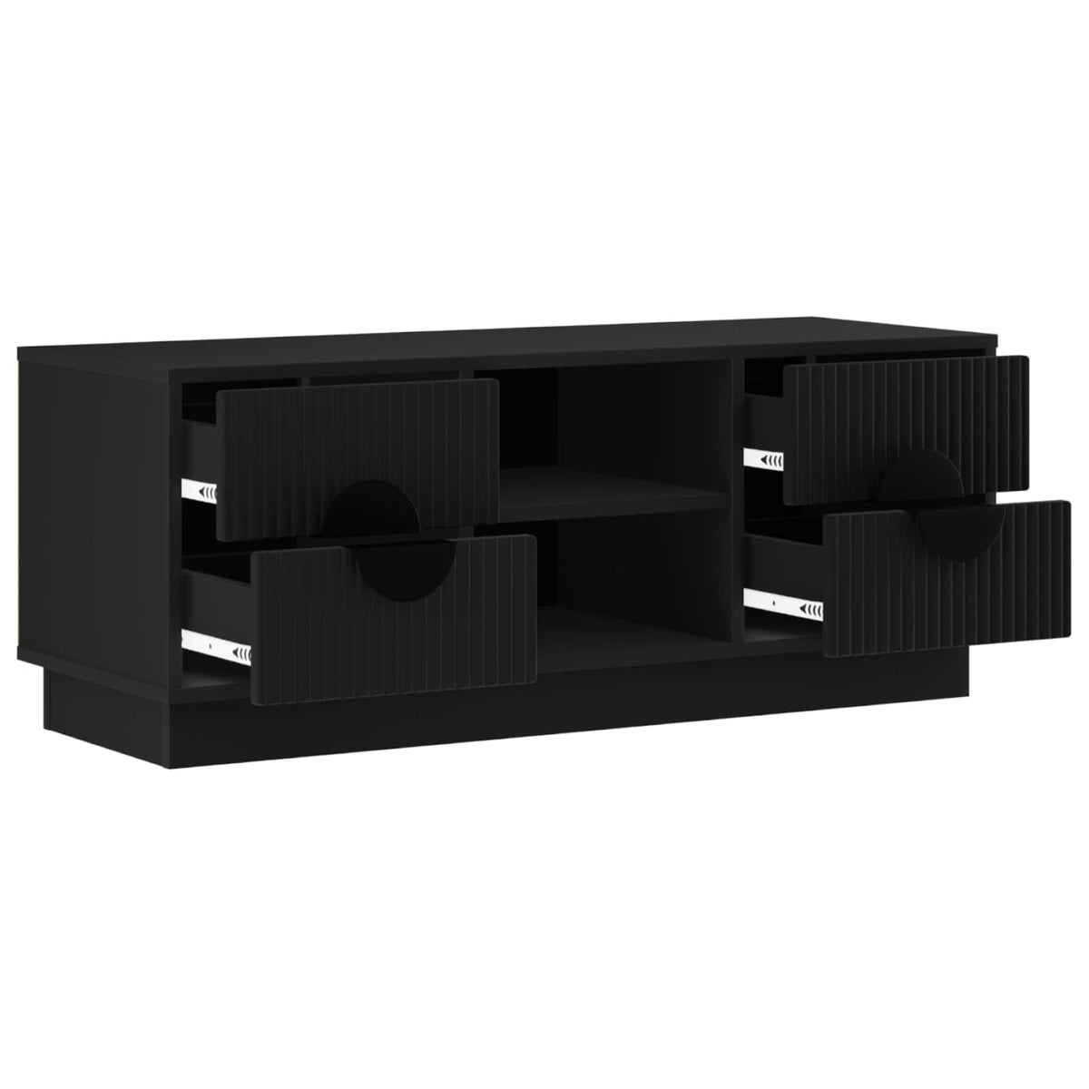 TV Cabinet VENRAY 101 x 36.5 x 40 cm Black
