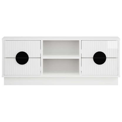 TV Cabinet VENRAY 101 x 36.5 x 40 cm High Gloss White