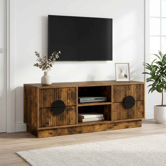 TV Cabinet VENRAY 101 x 36.5 x 40 cm Smoked Oak