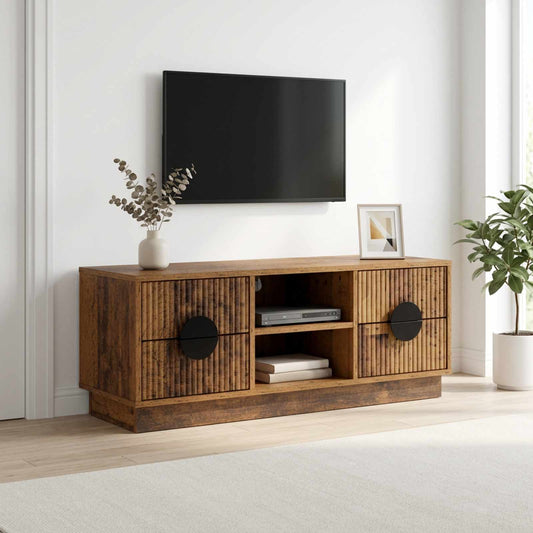 TV Cabinet VENRAY 101 x 36.5 x 40 cm Old Wood