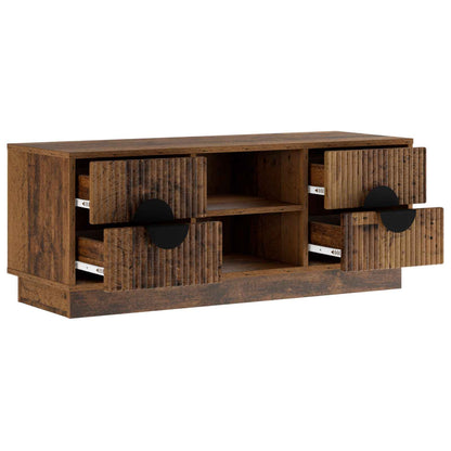 TV Cabinet VENRAY 101 x 36.5 x 40 cm Old Wood