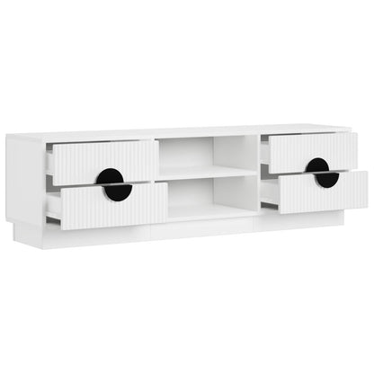 TV Cabinet VENRAY 137.5 x 33 x 40 cm White