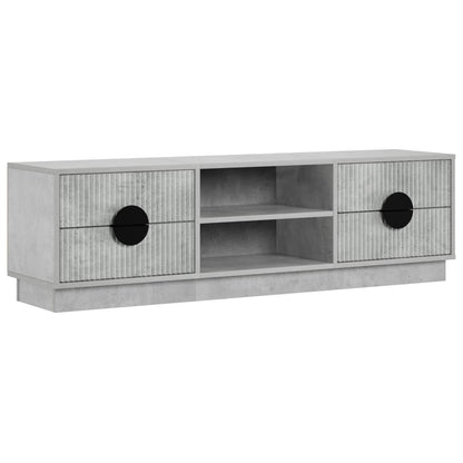 TV Cabinet VENRAY 137.5 x 33 x 40 cm Concrete Grey