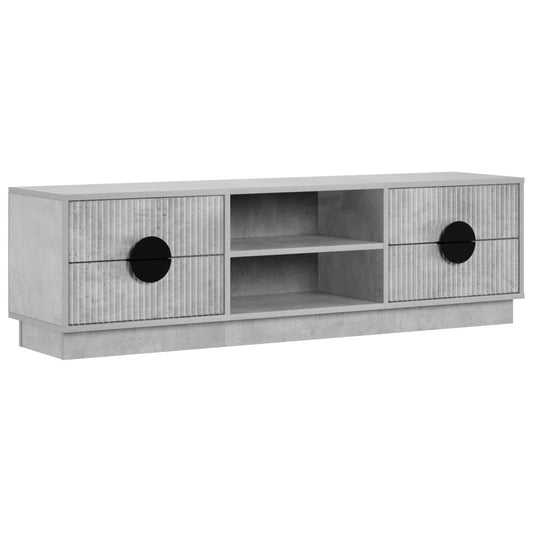 TV Cabinet VENRAY 137.5 x 33 x 40 cm Concrete Grey