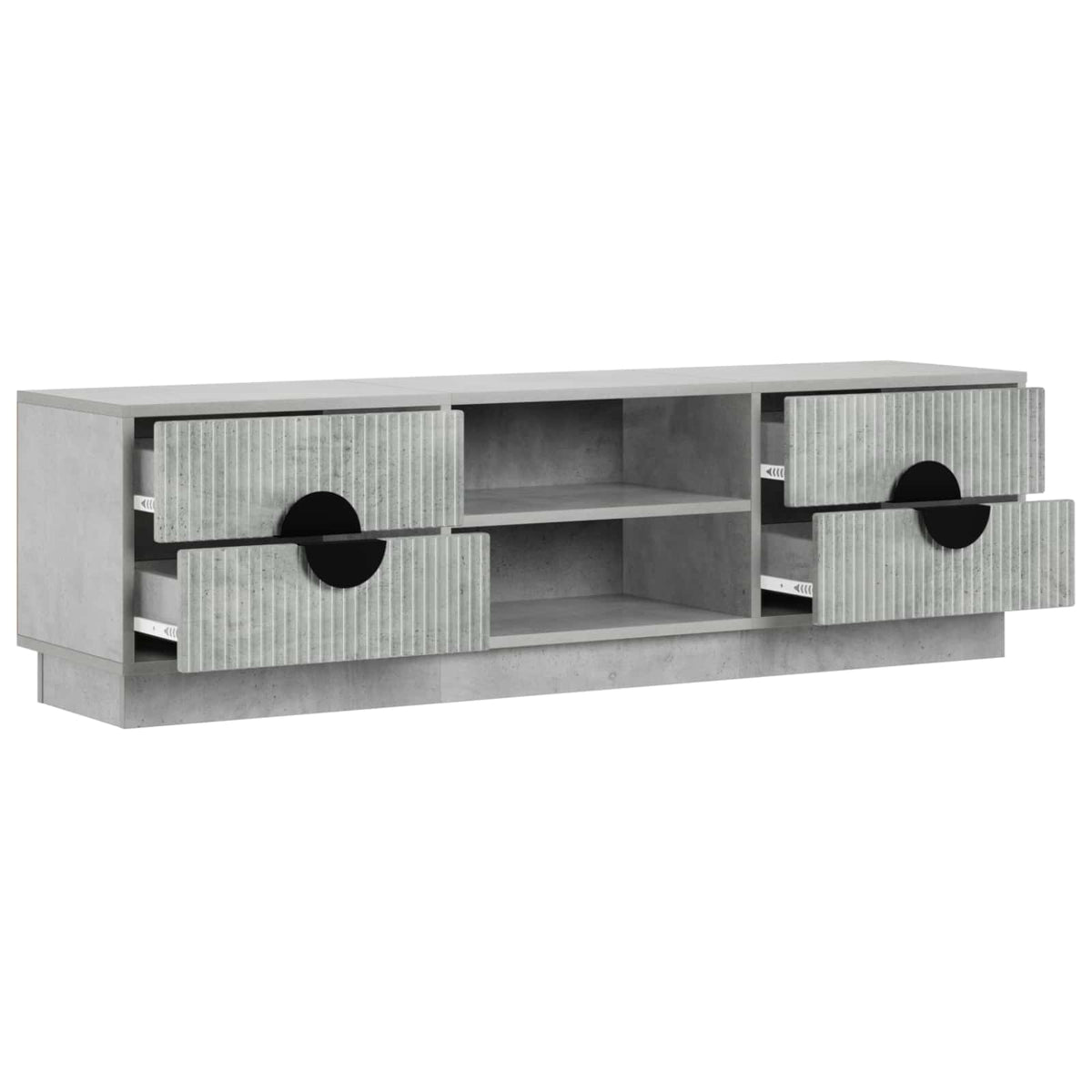 TV Cabinet VENRAY 137.5 x 33 x 40 cm Concrete Grey