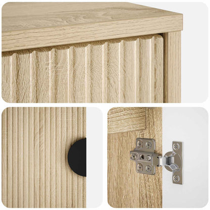 Sideboard VENRAY Sonoma Oak 66 x 33 x 77.5 cm Engineered Wood