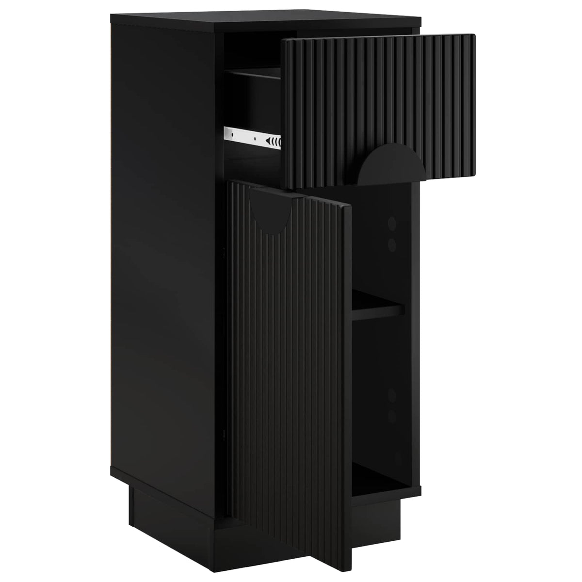Sideboard VENRAY Black 35 x 33 x 77.5 cm Engineered Wood