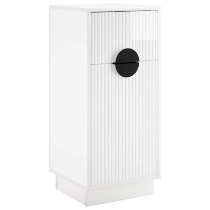 Sideboard VENRAY High Gloss White 35 x 33 x 77.5 cm