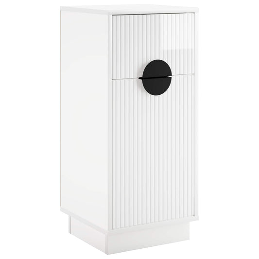 Sideboard VENRAY High Gloss White 35 x 33 x 77.5 cm