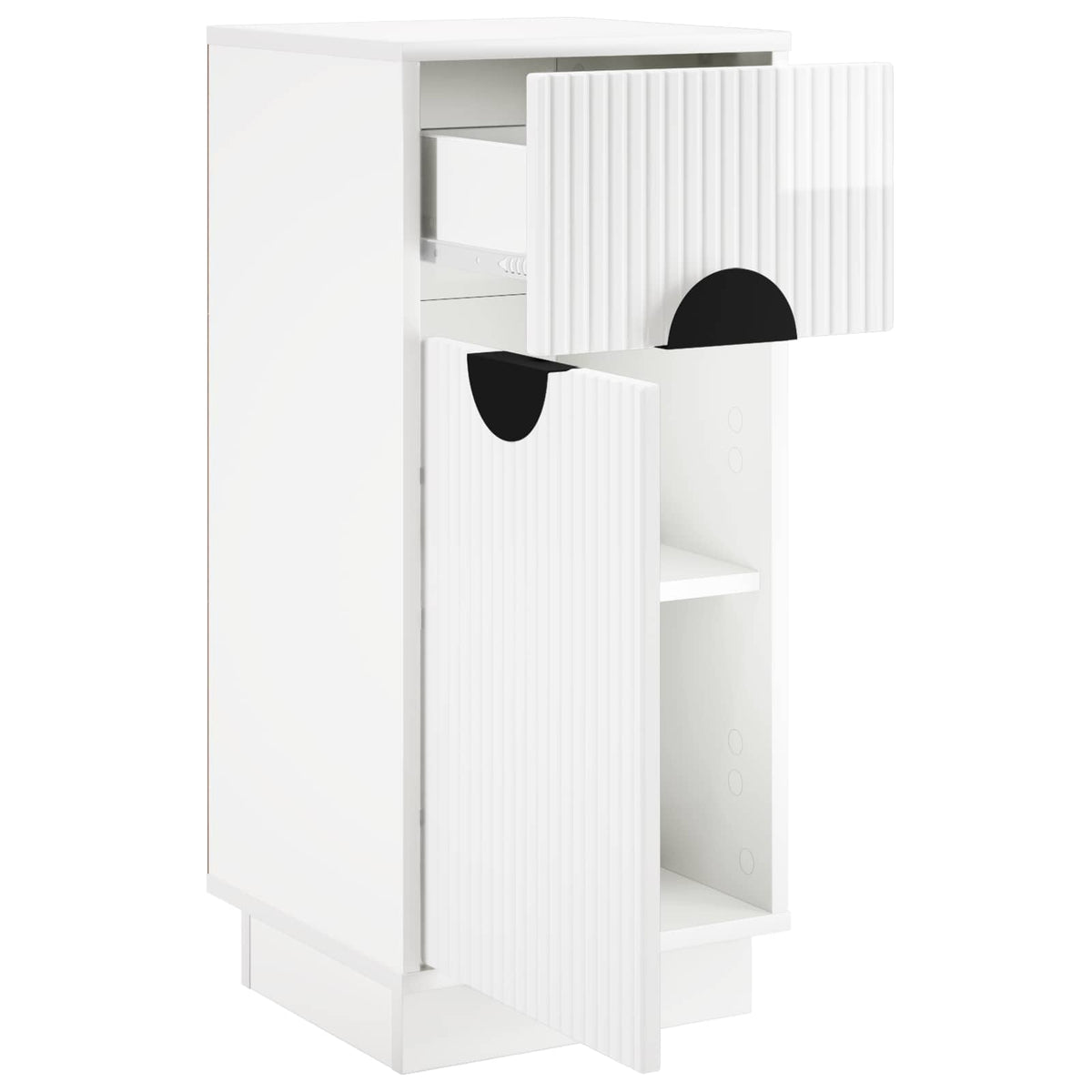 Sideboard VENRAY High Gloss White 35 x 33 x 77.5 cm