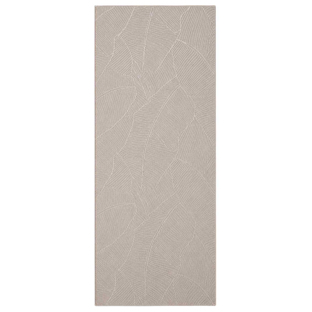 Rug IZA Beige 80 x 200 cm 100% Polyester Low Pile