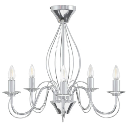 Chandelier E14 Metal Chrome Ø 52 x 47 cm