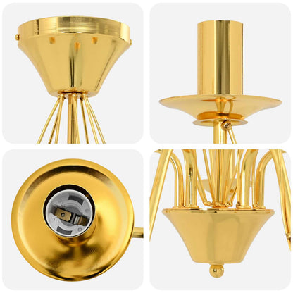 Chandelier E14 Metal Gold Ø 52 x 47 cm