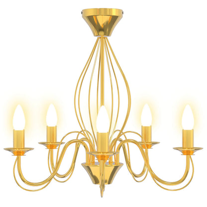 Chandelier E14 Metal Gold Ø 52 x 47 cm