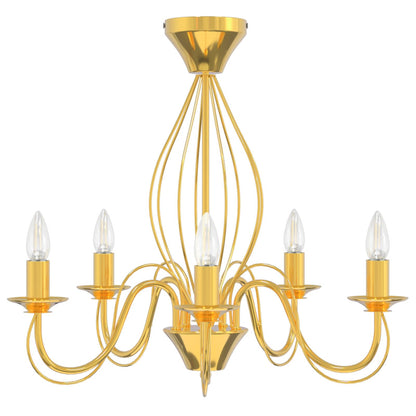 Chandelier E14 Metal Gold Ø 52 x 47 cm