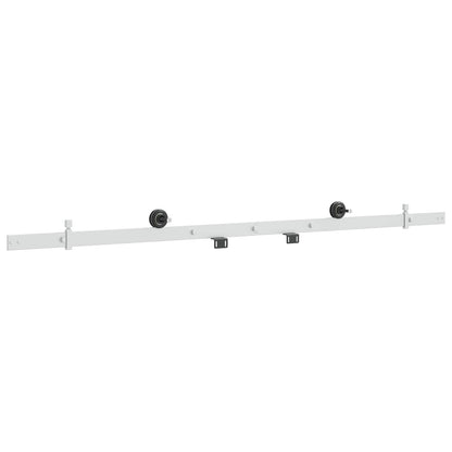 Sliding Door Hardware Kit 152.4 cm Steel White