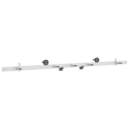 Sliding Door Hardware Kit 152.4 cm Steel White